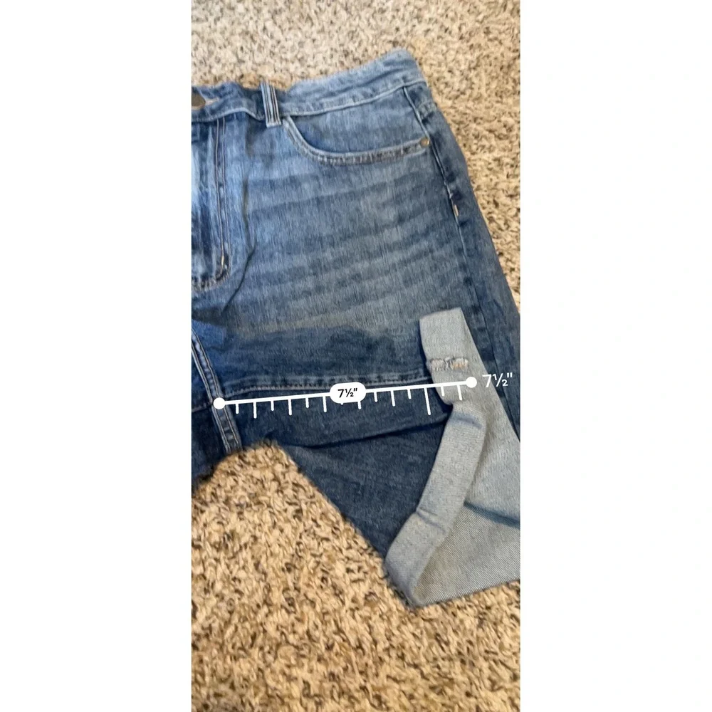Wrangler‎ Womens High Rise Denim Shorts Blue Stretch Size 12/31 NWT 1960923